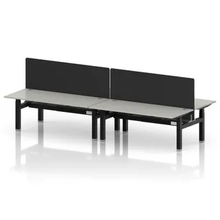 1800 / Dove Grey / Silver Frame / With Black Straight Screen