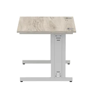 Impulse Straight Desk Cable Managed Leg