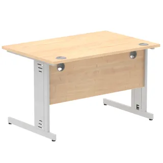 Impulse Straight Desk Cable Managed Leg