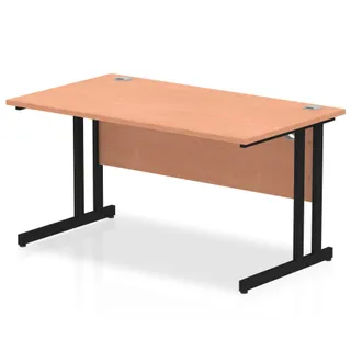 Impulse Straight Desk Cantilever Leg