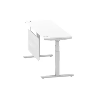 Air Height Adjustable Slimline Desk With Cable Ports