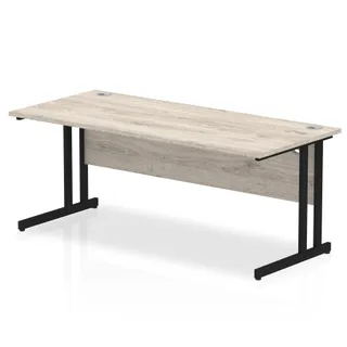 Impulse Straight Desk Cantilever Leg
