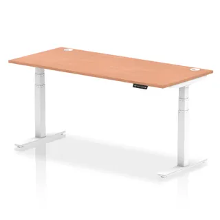 EE - Air Height Adjustable Desk With Cable Ports