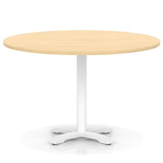 Italia Round Poseur Table With Cross Base