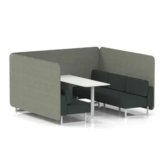 Brixworth Bench Booth in Two Tone