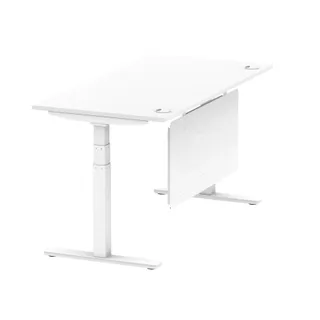Air Height Adjustable Desk With Cable Ports