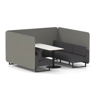 Brixworth Bench Booth in Two Tone