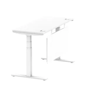 Air Height Adjustable Slimline Desk With Cable Ports