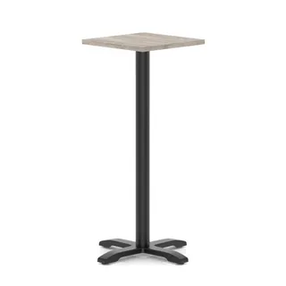 EE - Italia Square Poseur Table With Cross Base