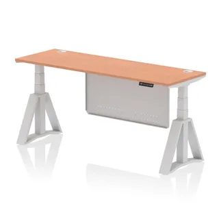 Air Height Adjustable Slimline Desk With Cable Ports