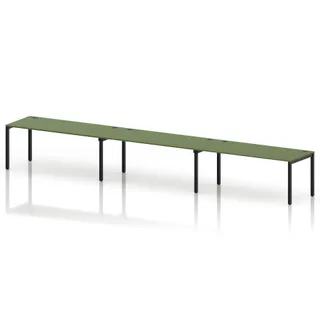 Impulse Single Row Bench Desk - 3 Person