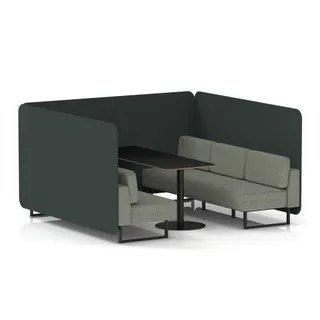 Brixworth Bench Booth in Two Tone