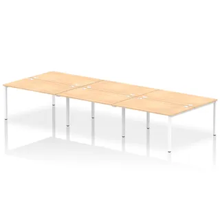 Impulse B2B Bench Desk - 6 Person