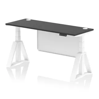 Air Height Adjustable Slimline Desk With Cable Ports