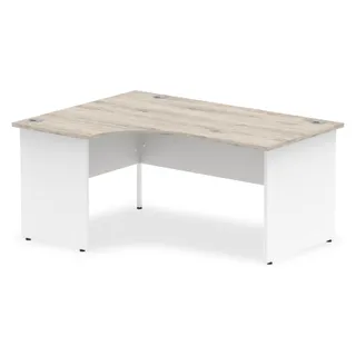 OE - Impulse Crescent Desk Panel End Leg Two Tone