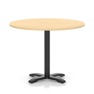 Italia Round Poseur Table With Cross Base