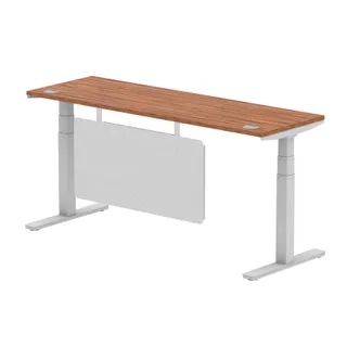 Air Height Adjustable Slimline Desk With Cable Ports