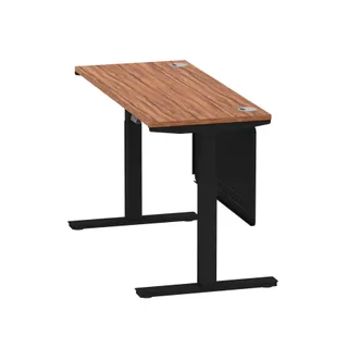 Air Height Adjustable Slimline Desk With Cable Ports