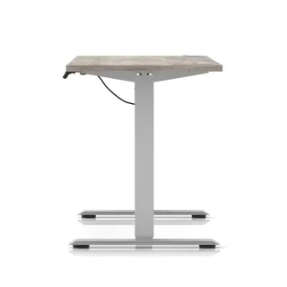 Air Lite Height Adjustable Slimline Desk With Cable Ports