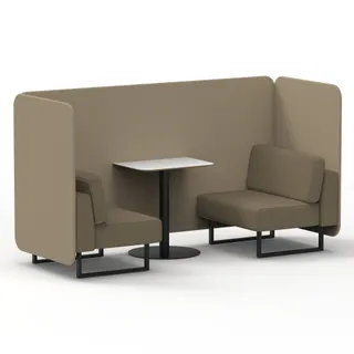 Brixworth Bench Booth in Two Tone