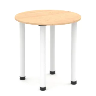 Impulse Round Table With Post Leg
