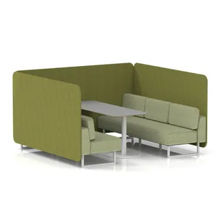 Brixworth Bench Booth in Two Tone