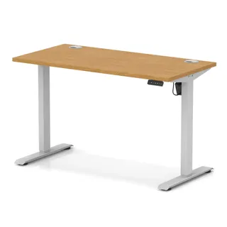 OE - Air Lite Height Adjustable Slimline Desk With Cable Ports