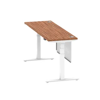 Air Height Adjustable Slimline Desk With Cable Ports
