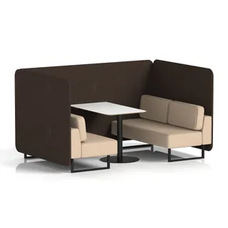 Brixworth Bench Booth in Two Tone