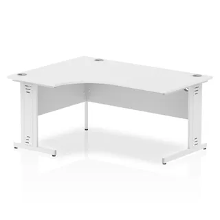 Impulse Crescent Desk Cable Managed Leg