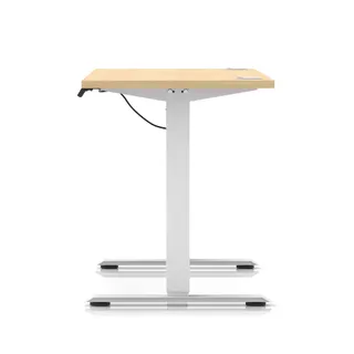 Air Lite Height Adjustable Slimline Desk With Cable Ports