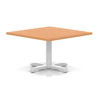 Italia Square Coffee Table With Cross Base