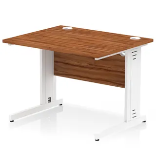 Impulse Straight Desk Cable Managed Leg