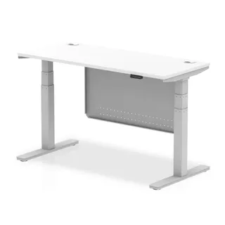 Air Height Adjustable Slimline Desk With Cable Ports