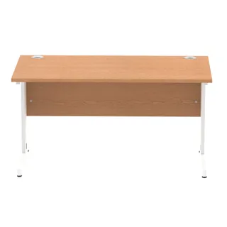 Impulse Straight Desk Cable Managed Leg