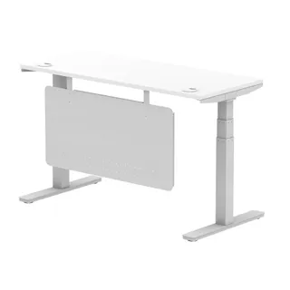 Air Height Adjustable Slimline Desk With Cable Ports