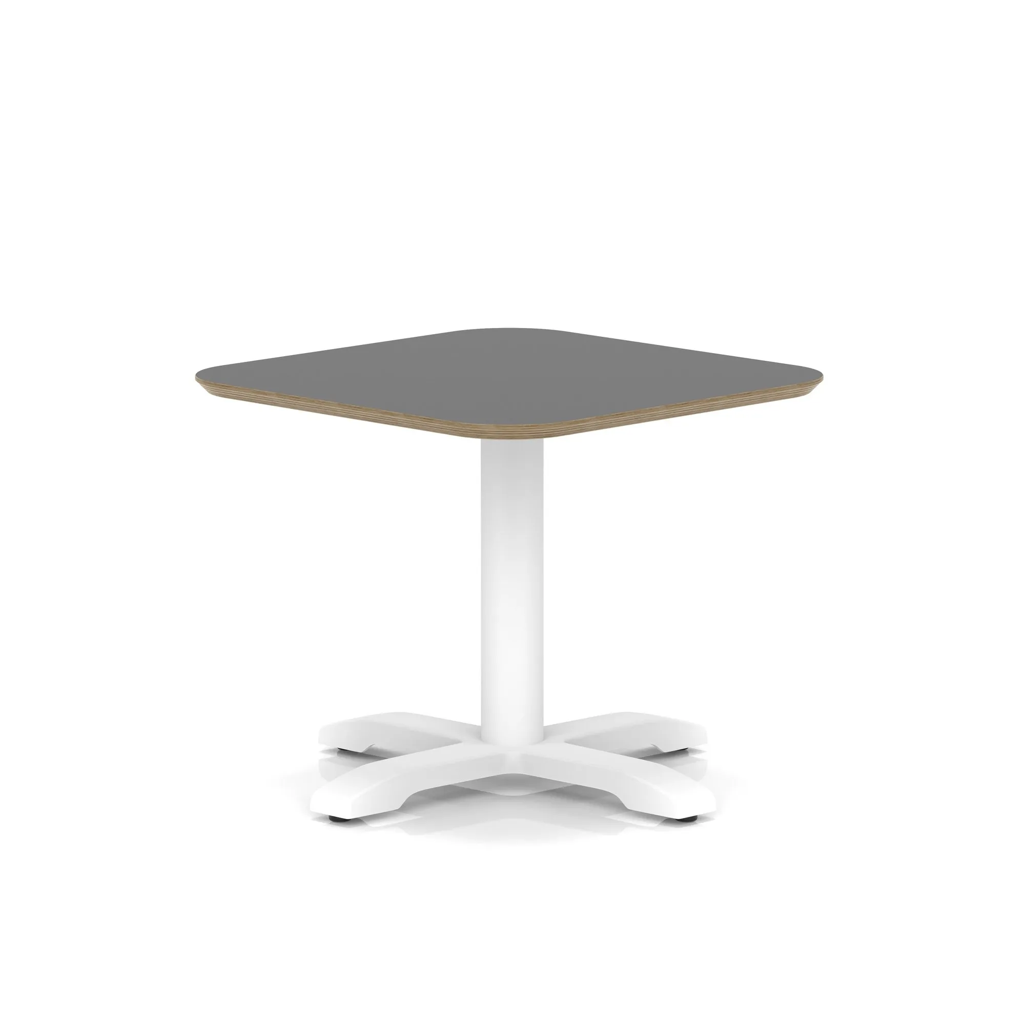 Brixworth Square Coffee Table With Cross Base