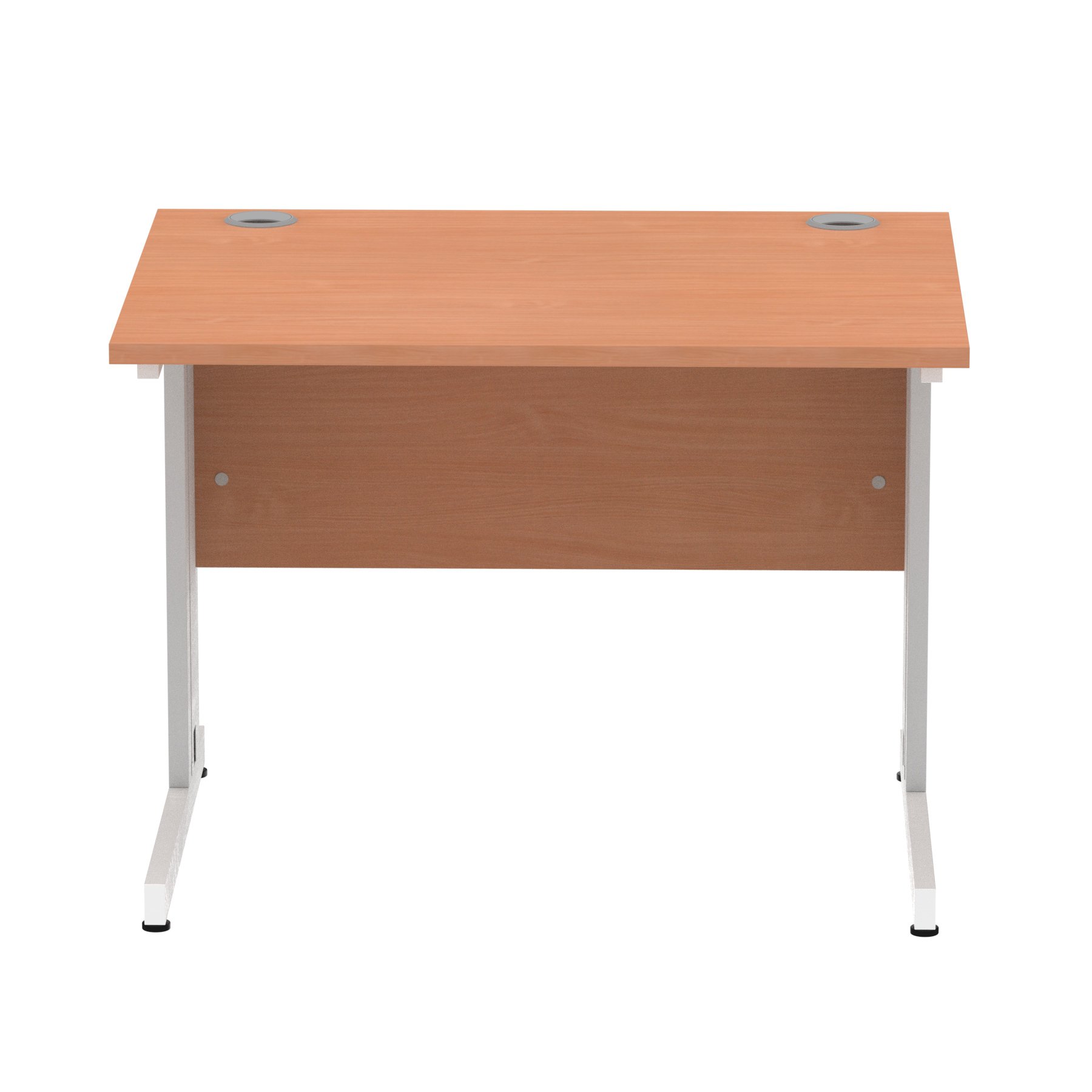 Impulse Straight Desk Cable Managed Leg