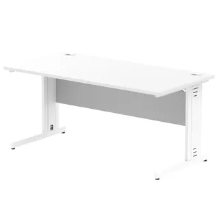 Impulse Straight Desk Cable Managed Leg