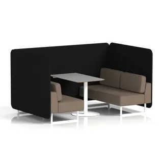 Brixworth Bench Booth in Two Tone