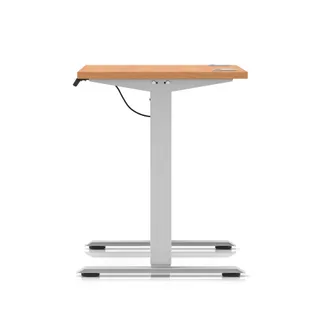Air Lite Height Adjustable Slimline Desk With Cable Ports