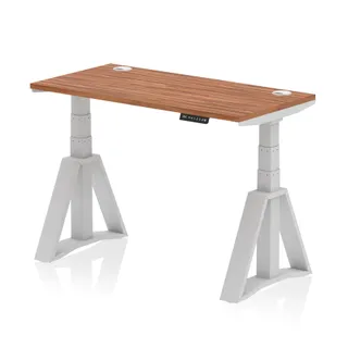Air Height Adjustable Slimline Desk With Cable Ports