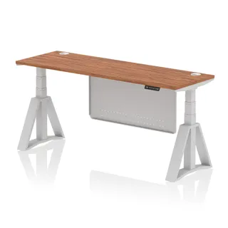 Air Height Adjustable Slimline Desk With Cable Ports