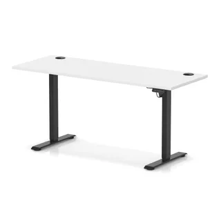 EE - Air Lite Height Adjustable Slimline Desk With Cable Ports