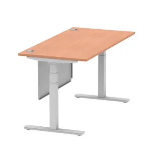 Air Height Adjustable Desk With Cable Ports