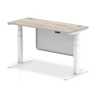EE - Air Height Adjustable Slimline Desk With Cable Ports