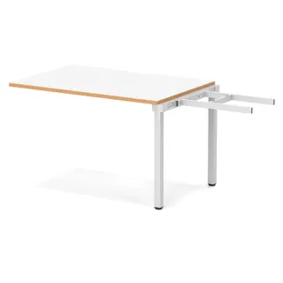 Evolve Plus Single Row Bench Desk Extension Kit