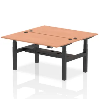 OE - Air Back-to-Back Height Adjustable Bench Desk - 2 Person