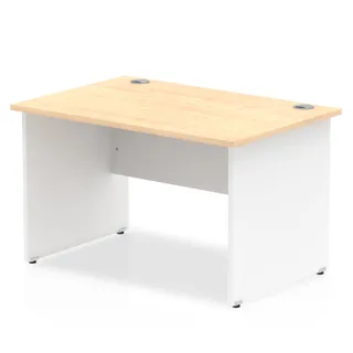 OE - Impulse Straight Desk Panel End Leg Two Tone