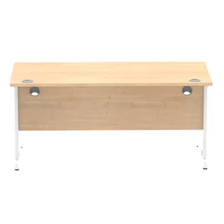 Impulse Straight Desk Cable Managed Leg